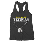 U.S. Army Proud Army Veteran Vet Gift Women's Tank Top Army Shirts - Scotstee Shop