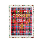 Personalized Gift Tartan Plaid Blanket Clan Straiton With Christmas Cookie Baking Crew Christmas Gift Blanket, Plaid Blanket, Christmas Fleece Blanket, Christmas Blanket, Tartan Blanket, Scottish Blanket, Scotland Blanket, Family Name Blanket, Custom Blanket, Personalized Blanket