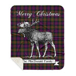 Scotstee Shop Plaid Tartan Blanket With Moose Clan MacDonald Modern Plaid Blanket, plaid blanket australia,plaid blanket canada,plaid christmas blanket,plaid fleece sherpa blanket,plaid sherpa blanket canada,plaid sherpa blanket lipstick,plaid sherpa blanket pink,plaid sherpa blanket queen