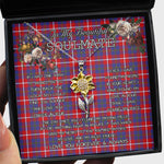 To My Beautiful Soulmate Sunflower Necklace In Your Eyes I Have Found My Home Clan Galloway Red Tartan Jewelry For Girlfriend