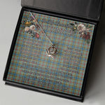 To My Beautiful Soulmate Necklace In Your Eyes I Have Found My Home Clan Balfour Tartan Crown Pendant Necklace