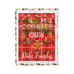 Products Personalized Gift Tartan Plaid Blanket Clan Duke Of Rothesay With Christmas Cookie Baking Crew Christmas Gift Blanket, Plaid Blanket, Christmas Fleece Blanket, Christmas Blanket, Tartan Blanket, Scottish Blanket, Scotland Blanket, Family Name Blanket, Custom Blanket, Personalized Blanket