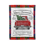 Tartan Blanket Vintage Red Truck with Christmas Tree Family Scottish Clan MacNicol plaid blanket, red plaid blanket, buffalo plaid blanket, green plaid blanket, plaid fleece blanket, blue plaid blanket, red tartan blanket, tartan plaid blanket, black and white plaid blanket, , christmas plaid blanket, orange plaid blanket, tartan plaid throw blanket, pink plaid blanket, brown plaid blanket, buffalo check blanket