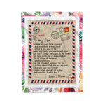 Scotstee Shop - Personalized gift letter Son Gift Letter To My Son Love From Mom Gifts fleece blanket