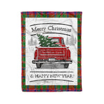 Tartan Blanket Vintage Red Truck with Christmas Tree Family Scottish Clan MacKintosh Modern plaid blanket, red plaid blanket, buffalo plaid blanket, green plaid blanket, plaid fleece blanket, blue plaid blanket, red tartan blanket, tartan plaid blanket, black and white plaid blanket, , christmas plaid blanket, orange plaid blanket, tartan plaid throw blanket, pink plaid blanket, brown plaid blanket, buffalo check blanket