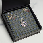 To My Beautiful Soulmate Necklace In Your Eyes I Have Found My Home Clan Campbell Faded Tartan Rising Phoenix Necklace