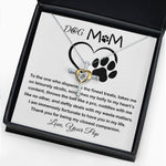 Cross Dancing Necklace - Mom Necklace - To My Dog Mom - Love You Always And Forever - Mother's Day Gift