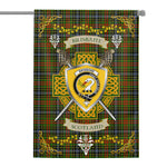 House Flag - Brisbane Irish Shield Celtic Cross Tartan Garden Flag St Patrick's Day Garden Flag