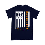 Scotstee Shop - The Land Cleveland With CLE American Flag 4th Of July Shirt Cleveland Shirts