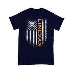 Scotstee Shop - Vintage USA Lineman American Flag Patriotic Funny Cool Gift 4th Of July Shirt Lineman Shirts Power Lineman Tee Shirts