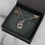 To My Beautiful Soulmate Necklace In Your Eyes I Have Found My Home Clan MacInnes Tartan Rising Phoenix Necklace