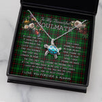 Sea Turtle Necklace To My Beautiful Soulmate Necklace In Your Eyes I Have Found My Home Clan Beveridge Tartan Blue Turtle Necklace