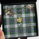 To My Beautiful Soulmate Sunflower Necklace In Your Eyes I Have Found My Home Clan Blackwatch Dress Modern Tartan Jewelry For Girlfriend
