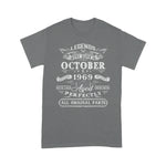 Vintage October 1969 Years Old Birthday Gift Birthday Shirt Vintage 1969 T Shirt - Scotstee Shop