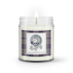 Soy Wax Candle - Buffalo Plaid Candle Clan Badge Cunningham Dress Blue Dancers Tartan Plaid Soy Wax Candle, oil candle, candle handmade, wax candle, soy wax, nature wax, natural soy wax, natural soy candles, natural candle