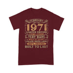 Vintage 50 Years Old February 1971 50th Birthday Gift Idea Birthday Shirt For 50th Birthday Shirt - Scotstee Shop