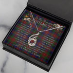 To My Beautiful Soulmate Necklace In Your Eyes I Have Found My Home Clan Tennant Tartan Rising Phoenix Necklace