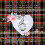 Rising Phoenix Necklace - Valentine Necklace Clan Fulton Tartan Gift for Girlfriend, Gift for My Wife Rising Phoenix Necklace