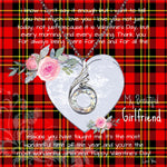 Rising Phoenix Necklace - Valentine Necklace Clan Brodie Tartan Gift for Girlfriend, Gift for My Wife Rising Phoenix Necklace