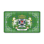 Doormat - Welcome Mat Scottish Currie Tartan Door Mat, Plaid Doormat