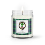 Soy Wax Candle - Buffalo Plaid Candle Clan Crest Badge Abercrombie Tartan Plaid Soy Wax Candle, oil candle, candle handmade, wax candle, soy wax, nature wax, natural soy wax, natural soy candles, natural candle