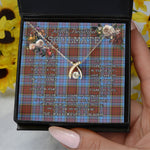 To My Beautiful Soulmate Necklace In Your Eyes I Have Found My Home Clan Anderson Modern Tartan Wishbone Dancing Necklace