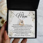 Love Dancing Necklace - Mom Necklace - To My Mom - Love You Always And Forever - Mother's Day Gift