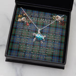 Sea Turtle Necklace To My Beautiful Soulmate Necklace In Your Eyes I Have Found My Home Clan Cameron of Erracht Ancient Tartan Blue Turtle Necklace