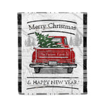 Tartan Blanket Vintage Red Truck with Christmas Tree Family Scottish Clan MacFarlane Black & White plaid blanket, red plaid blanket, buffalo plaid blanket, green plaid blanket, plaid fleece blanket, blue plaid blanket, red tartan blanket, tartan plaid blanket, black and white plaid blanket, , christmas plaid blanket, orange plaid blanket, tartan plaid throw blanket, pink plaid blanket, brown plaid blanket, buffalo check blanket