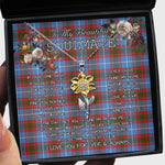 To My Beautiful Soulmate Sunflower Necklace In Your Eyes I Have Found My Home Clan Spalding Tartan Jewelry For Girlfriend