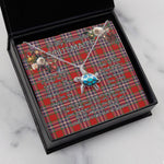 Sea Turtle Necklace To My Beautiful Soulmate Necklace In Your Eyes I Have Found My Home Clan MacFarlane Red Tartan Blue Turtle Necklace