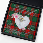 Gift For My Beautiful Girlfriend Necklace Valentine Necklace Clan Stewart Atholl Modern Tartan Cross Dancing Necklace Scottish Tartan Jewelry