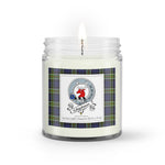 Soy Wax Candle - Buffalo Plaid Candle Clan Badge Colquhoun Modern Tartan Plaid Soy Wax Candle, oil candle, candle handmade, wax candle, soy wax, nature wax, natural soy wax, natural soy candles, natural candle