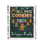 Products Personalized Gift Tartan Plaid Blanket Clan Ferguson of Balquhidder With Christmas Cookie Baking Crew Christmas Gift Blanket, Plaid Blanket, Christmas Fleece Blanket, Christmas Blanket, Tartan Blanket, Scottish Blanket, Scotland Blanket, Family Name Blanket, Custom Blanket, Personalized Blanket