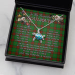 Sea Turtle Necklace To My Beautiful Soulmate Necklace In Your Eyes I Have Found My Home Clan Maxwell Hunting Tartan Blue Turtle Necklace