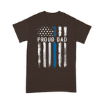 Scotstee Shop - Thin Blue Line Proud Dad Police Family 4th Of July Shirt Blue Line Flag Shirts Police Mom Shirts