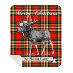 Scotstee Shop Plaid Tartan Blanket With Moose Clan MacGill Plaid Blanket, plaid blanket australia,plaid blanket canada,plaid christmas blanket,plaid fleece sherpa blanket,plaid sherpa blanket canada,plaid sherpa blanket lipstick,plaid sherpa blanket pink,plaid sherpa blanket queen