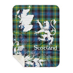 Sherpa Blanket - Tartan Blanket Thistle and Lion Scottish Clan Watson Ancient Plaid Blanket, plaid sherpa blanket queen,purple sherpa blanket,queen sherpa blanket,queen size sherpa blanket,red sherpa blanket,scottish tartan blankets,sherpa blanket,sherpa christmas blanket