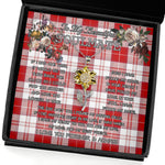 To My Beautiful Soulmate Sunflower Necklace In Your Eyes I Have Found My Home Clan Maxwell Plaid Tartan Jewelry For Girlfriend, Tartan Sunflower Pendant Necklace, Scottish Tartan Jewelry, valentine necklace, necklace girlfriend, necklace for wife, cute necklaces for girlfriend, jewelry for girlfriend, to my soulmate necklace, to my future wife necklace