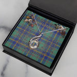 To My Beautiful Soulmate Necklace In Your Eyes I Have Found My Home Clan US Marine Tartan Rising Phoenix Necklace