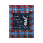 Scotstee Shop Tartan Plaid Christmas Fleece Blankets Clan Skirving Plaid Blanket