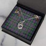 To My Beautiful Soulmate Necklace In Your Eyes I Have Found My Home Clan Logan Ancient Tartan Rising Phoenix Necklace