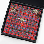 To My Beautiful Soulmate Necklace In Your Eyes I Have Found My Home Clan Meikle Tartan Cross Dancing Necklace
