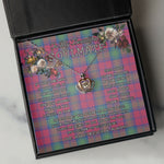 To My Beautiful Soulmate Necklace In Your Eyes I Have Found My Home Clan Lindsay Ancient Tartan Crown Pendant Necklace