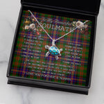 Sea Turtle Necklace To My Beautiful Soulmate Necklace In Your Eyes I Have Found My Home Clan Cochrane Tartan Blue Turtle Necklace