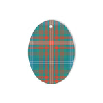 Wilson Ancient Tartan Oval Ornaments, Christmas Tree Ornament, Plaid Christmas Ornaments, Ceramic Oval Christmas Tree Decoration, Tartan Oval Ornaments, Christmas Tree Ornament, Plaid Christmas Ornaments, Ceramic Oval Christmas Tree Decoration