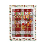 Personalized Gift Tartan Plaid Blanket Clan MacFie With Christmas Cookie Baking Crew Christmas Gift Blanket, Plaid Blanket, Christmas Fleece Blanket, Christmas Blanket, Tartan Blanket, Scottish Blanket, Scotland Blanket, Family Name Blanket, Custom Blanket, Personalized Blanket
