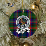 Chalmers Scottish Clan Badge Plaid Ornament Gift. Christmas Tree Ornament Chalmers Clan Tartan Ornament Great Christmas Ornaments Gift - Scotstee Shop