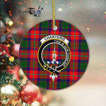 Charteris Scottish Clan Plaid Ornament Gift. Christmas Tree Ornament Charteris Clan Tartan Ornament Great Christmas Ornaments Gift - Scotstee Shop