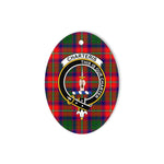 Charteris Scottish Clan Plaid Ornament Gift. Christmas Tree Ornament Charteris Clan Tartan Ornament,  ceramic ornament, personalized christmas ornaments, christmas tree ornaments, christmas door decorations, Plaid Ornament, Tartan Ceramic Ornament